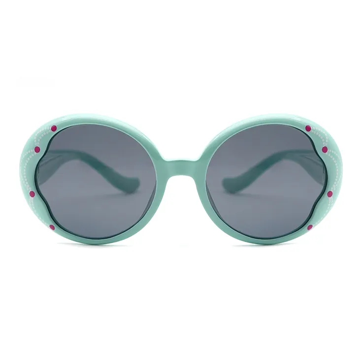 Disney Frozen Series TPEE Oval Sun Lenses Kids' Green/Pink-1