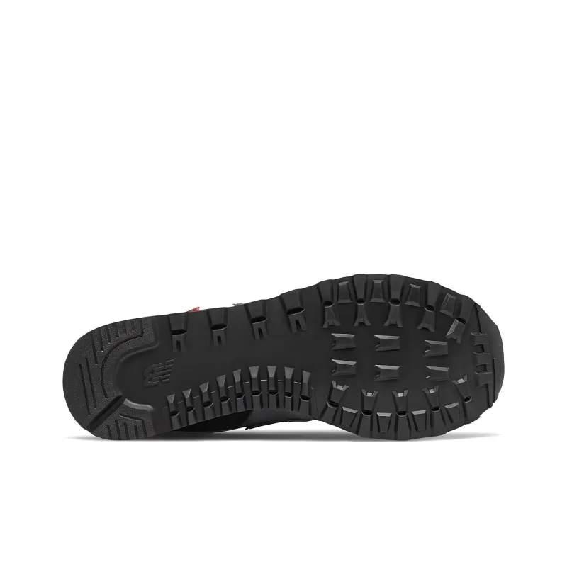 New Balance 574 Black Grey Velocity Red-3