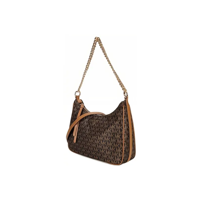 MICHAEL KORS Jet Set Nylon Portable Crossbody Bag, Shoulder Bag Women's Brown-1