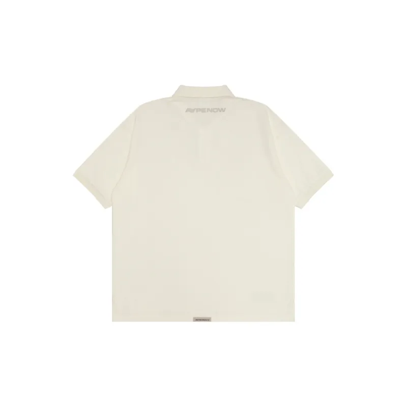 Aape By *A Bathing APE® Logo appliquéd Cotton Polo Shirt-3