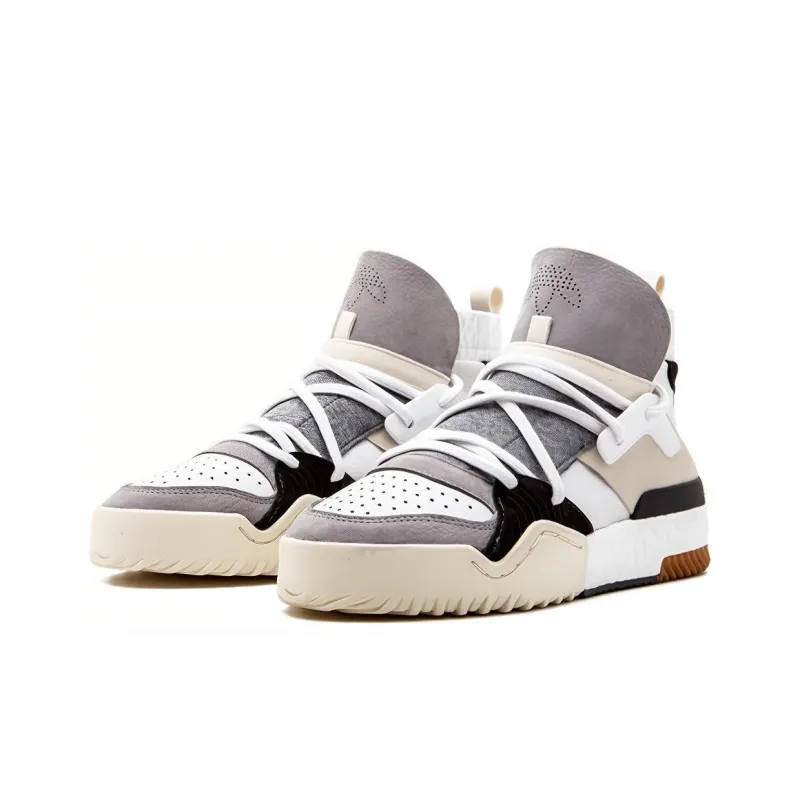 Adidas Aw BBall Alexander Wang Grey Cream-2