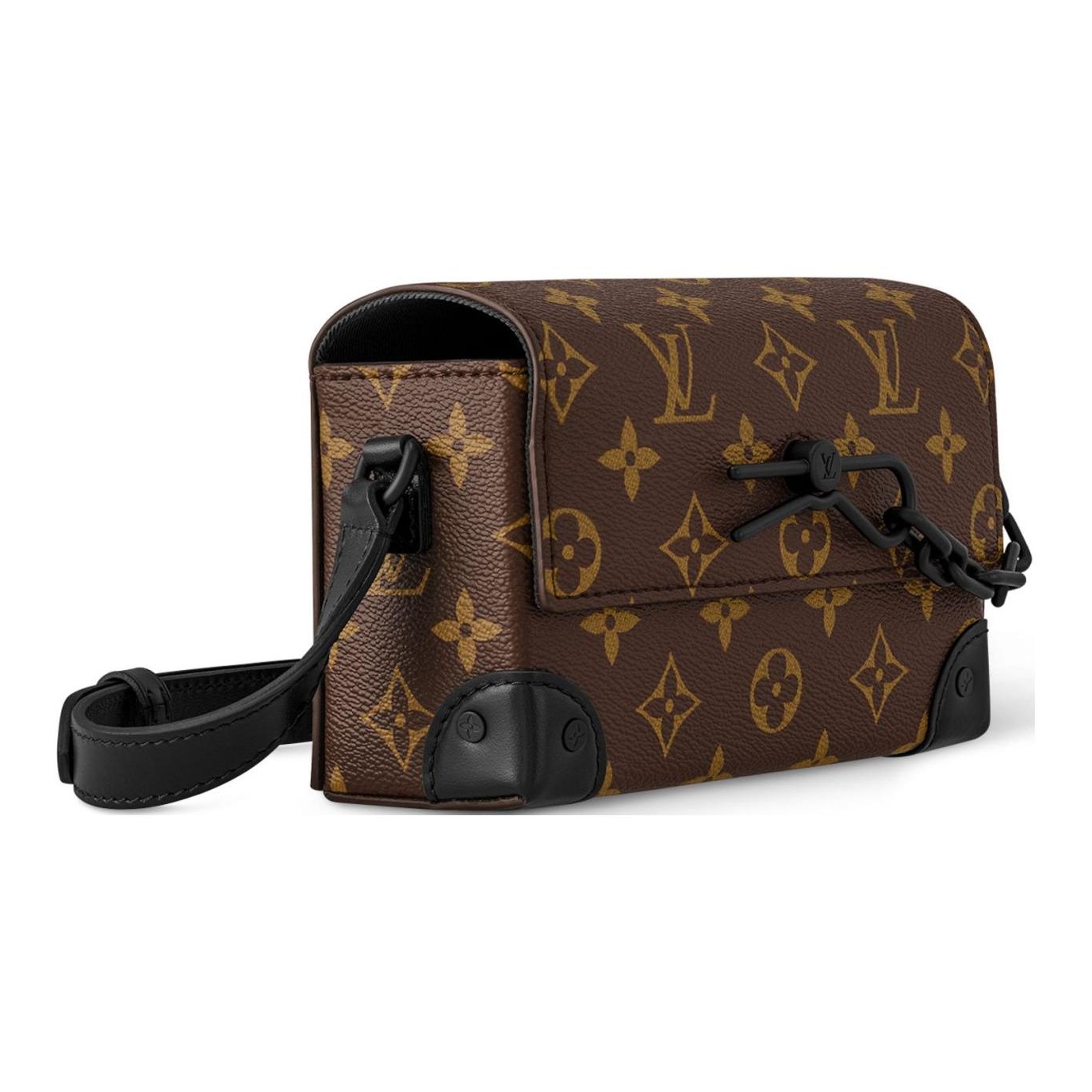 LOUIS VUITTON Steamer Coated Canvas Cow Leather Patchwork