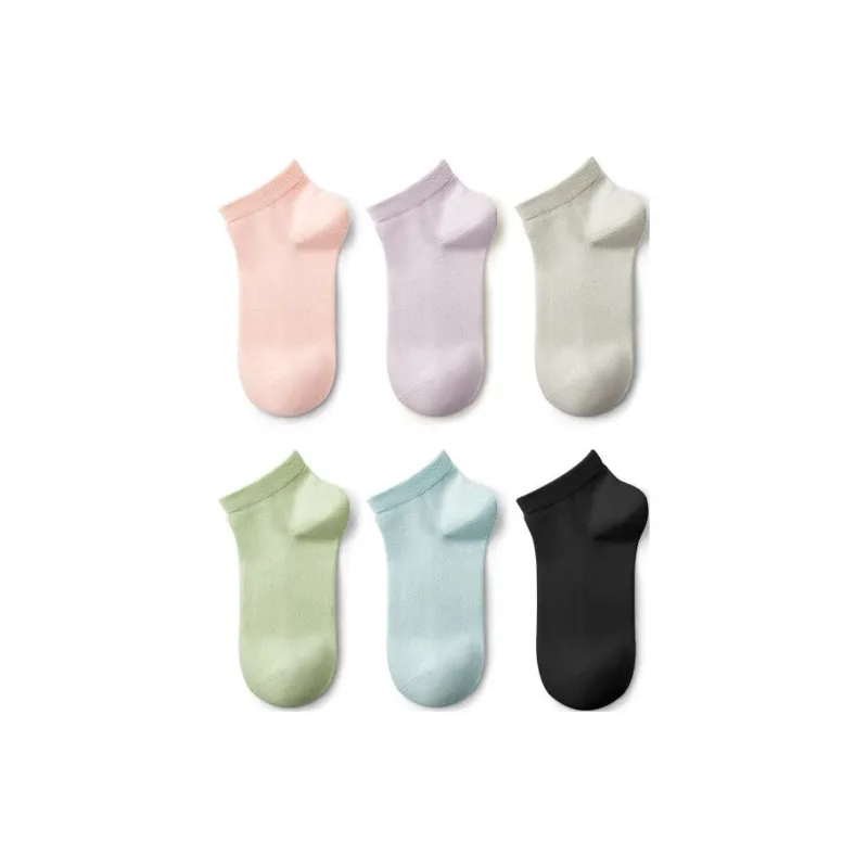 YOUKESHU Ankle Socks Women's 6 Pack-3