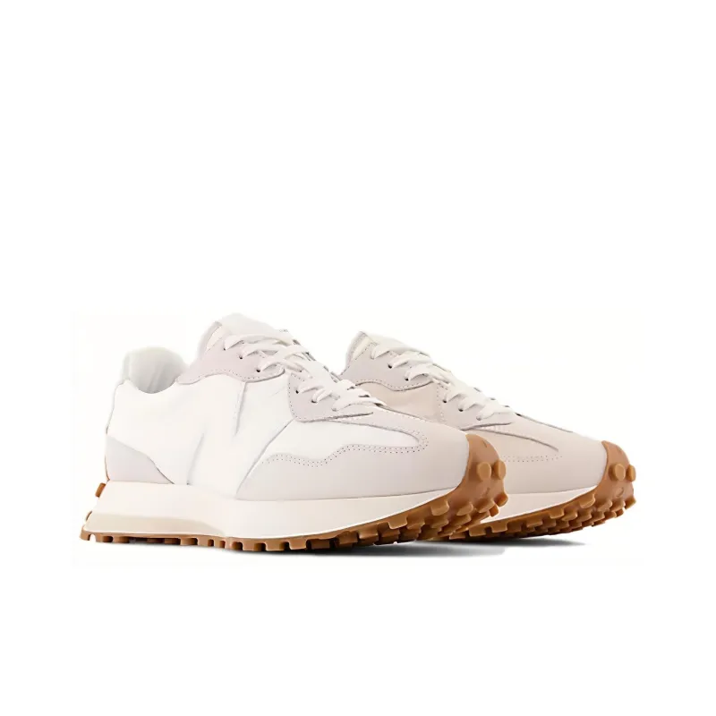 New Balance 327 White Beige Gum Women's-2