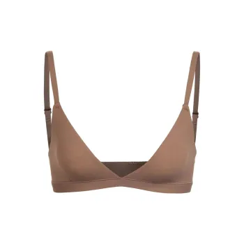 SKIMS FITS EVERYBODY TRIANGLE BRALETTE Bra Women's 1 Pack OXIDE/Oxide