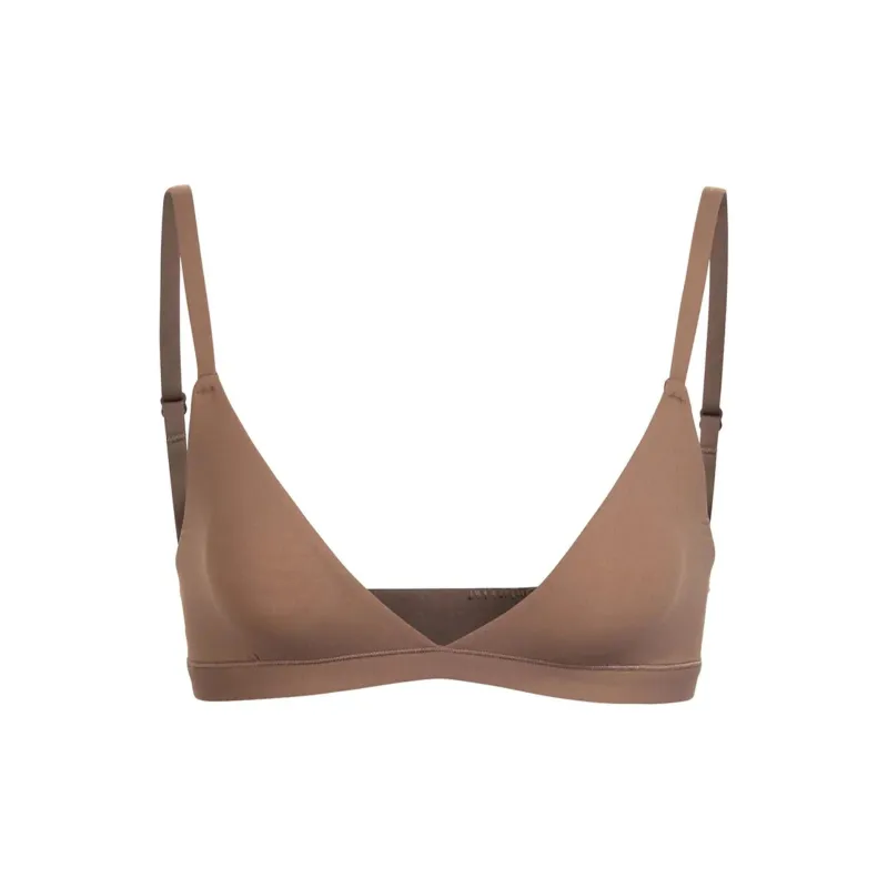 SKIMS FITS EVERYBODY TRIANGLE BRALETTE Bra Women's 1 Pack OXIDE/Oxide-0