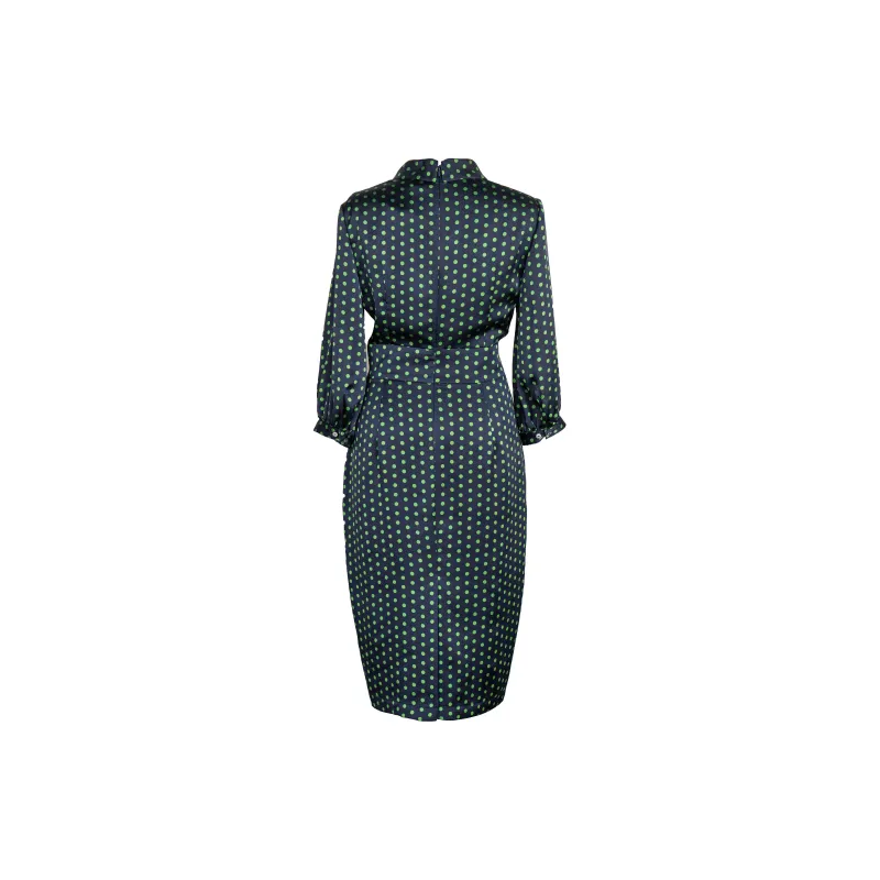 ROEYSHOUSE Long Sleeved Dresses Women's Polka Dot-1
