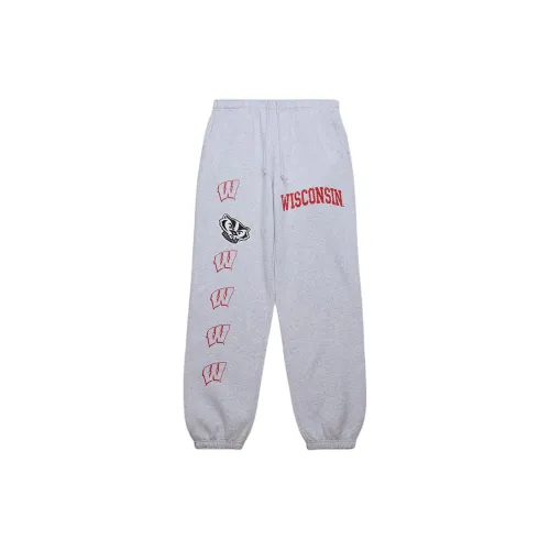 Mitchell Ness X Travis Scott Knitted Sweatpants Unisex Gray