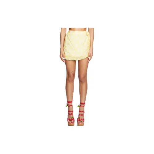 Dolls Kill Casual Shorts Women's LIGHT YELLOW/Light Yellow