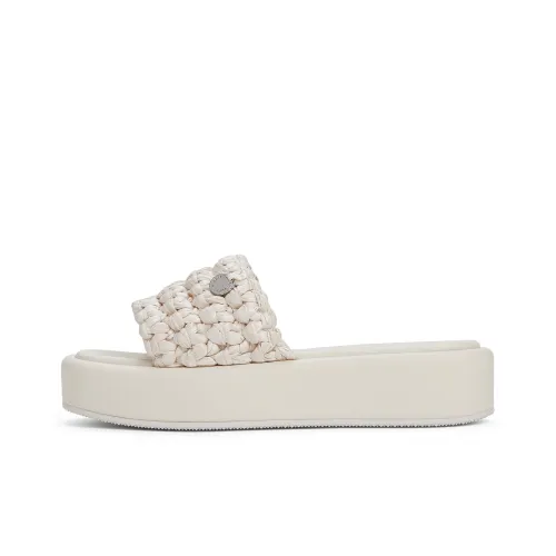 CHARLES&KEITH Composite Sole Slide Slippers 4cm Women's