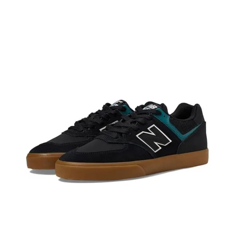 New Balance NB 574 Wear-resistant And Lightweight Low-Top Skateboard Shoes Unisex Black-2