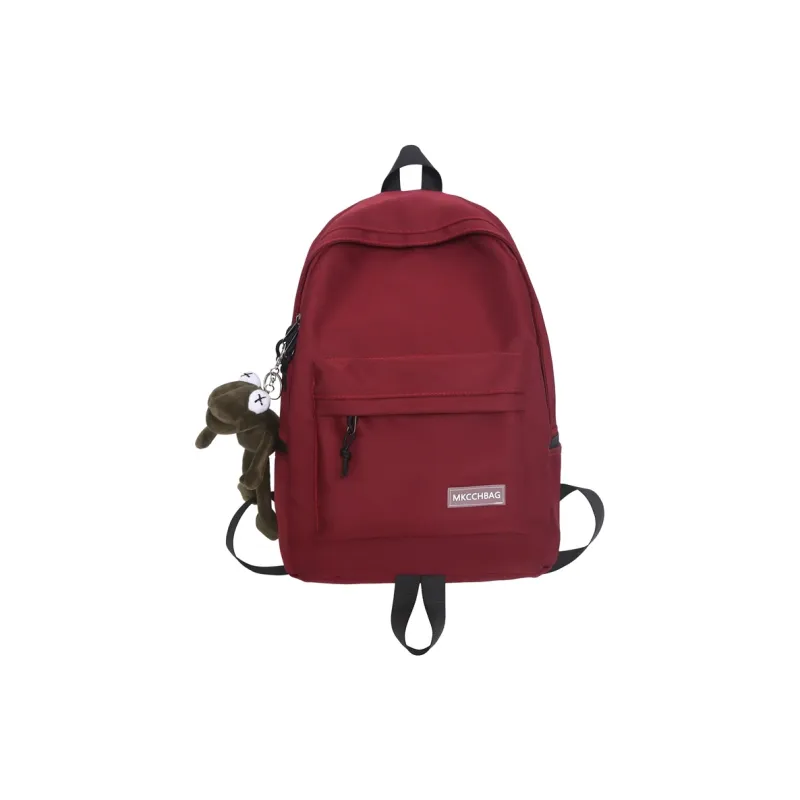 Alcohol Dragon Nylon Backpack Regular Unisex Black/Blue/White/Red-0