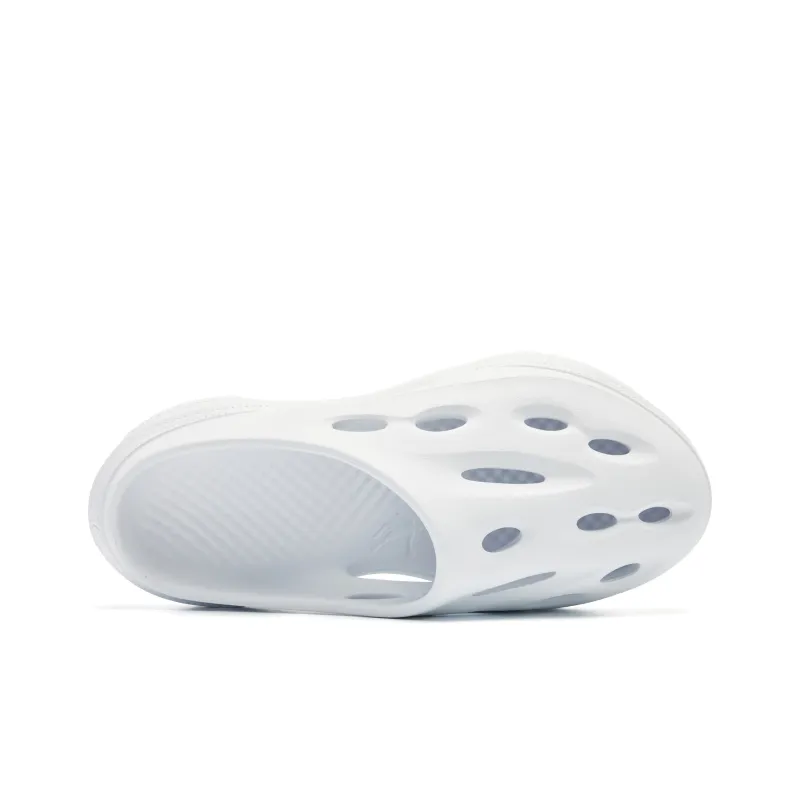 QIAODAN Poison Tooth Slippers Clogs Men's Jordan White-3