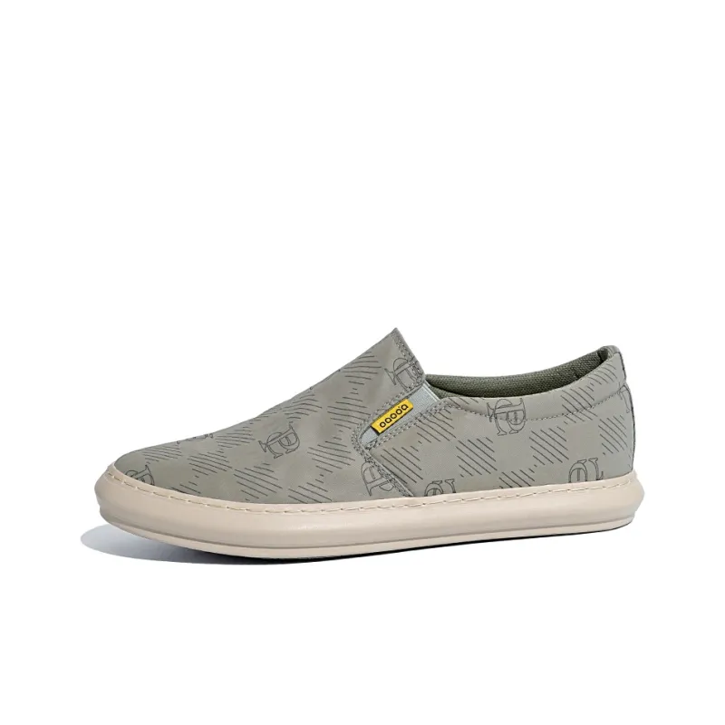Baoda Casual Shoes Men Low Top Khaki/Black/Yellow-7