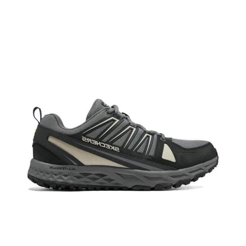 Skechers Escape Plan Anti Slip Wear Resistant Low Top Outdoor Shoes Charcoal Gray-1