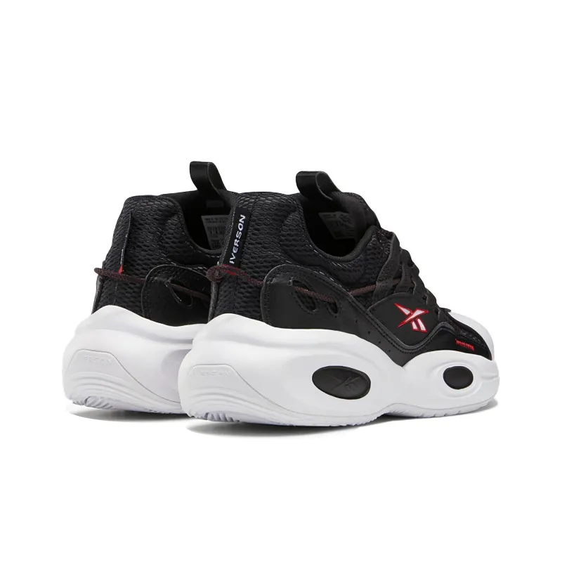 Reebok Solution Mid Black White Vector Red-3