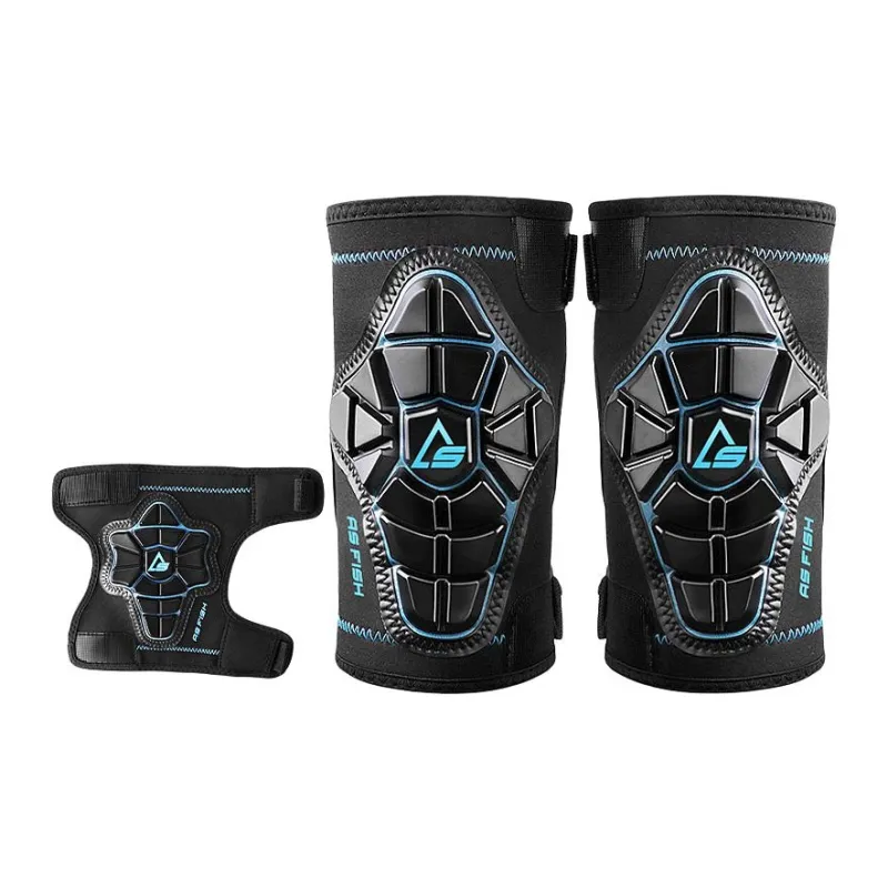AS FISH Roller Skating Protective Gears-0