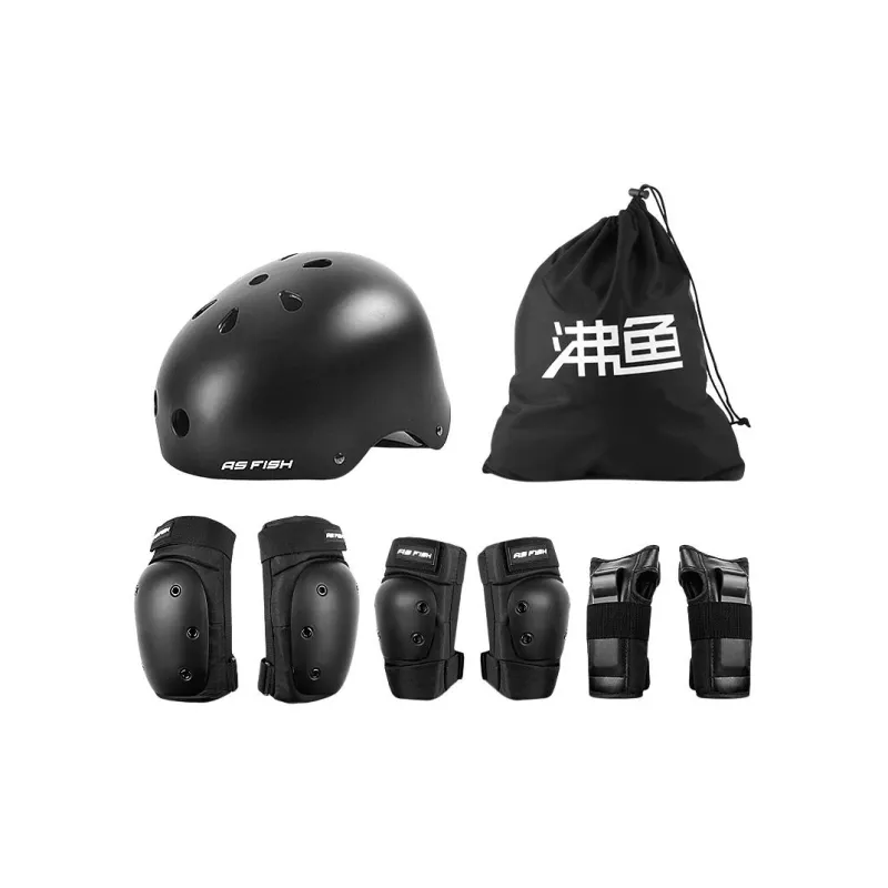AS FISH Roller Skating Protective Gears-3