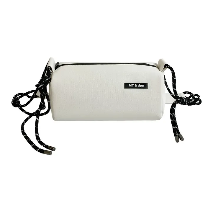 Alcohol Dragon Microfiber Fabric Shoulder Bag Regular Unisex White/Black/Khaki/Green-10