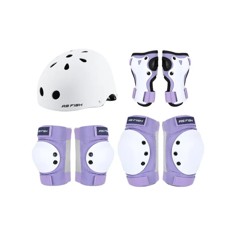 AS FISH Roller Skating Protective Gears-14
