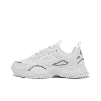 FILA Beacon Lighthouse Cushioning Anti-Slip And Wear-Resistant Low-Top Sports Casual Shoes Women's White Korean Style