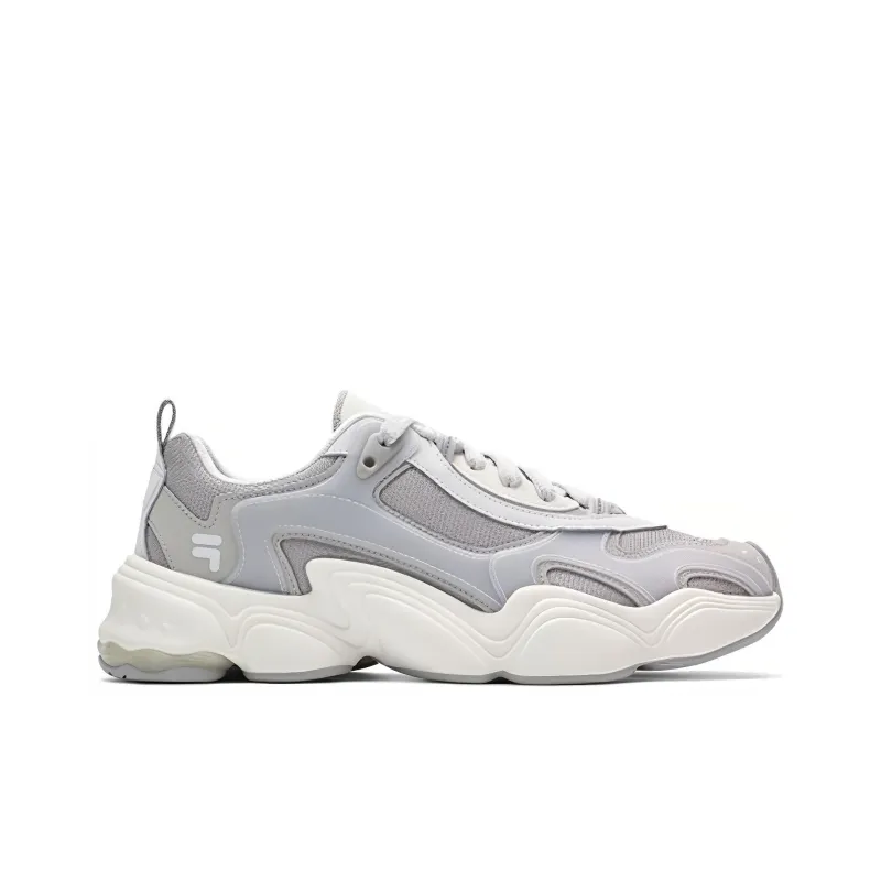 FILA FUSION TENACITY Anti Slip Wear Resistant Low Top Casual Shoes Men's Gray-1