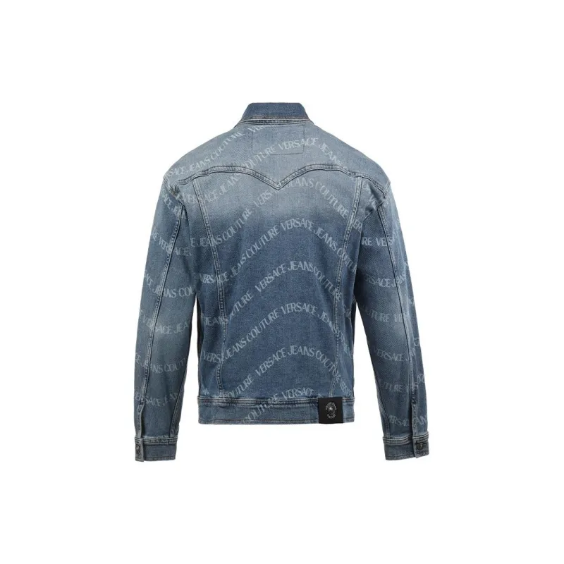 VERSACE JEANS COUTURE Logowave Buttoned Denim Jacket-1