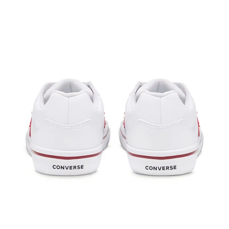 Converse El Distrito 2.0 O Anti-Slip Wear-Resistant Low-Top Skateboard Shoes Unisex White Red-3