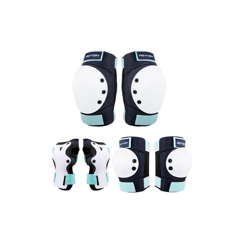 AS FISH Roller Skating Protective Gears-9