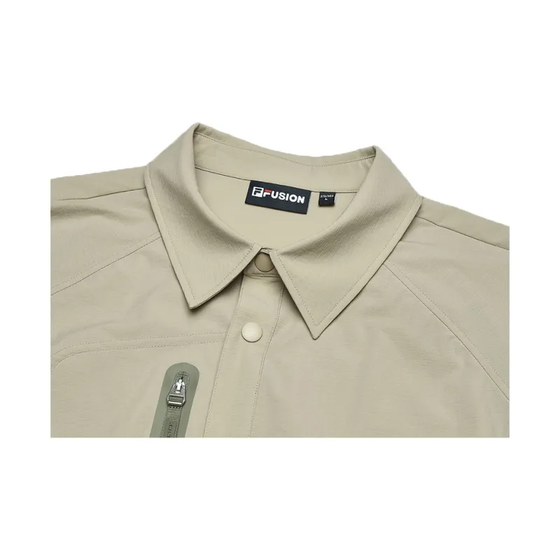 FILA FUSION URBAN TECH Shirt Men's Oat Khaki-2