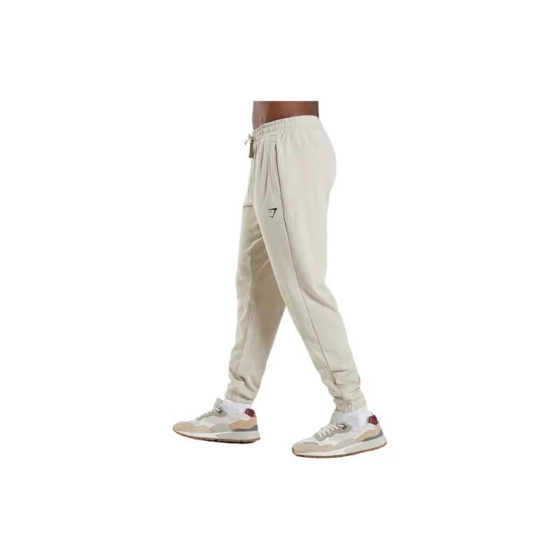 GYMSHARK ESSENTIAL OVERSIZED JOGGERS Knitted Sports Pants Men's Pebble Gray-2
