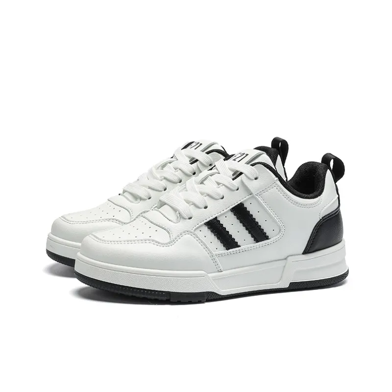 FOREVER 21 Anti-Slip Wear-Resistant Lightweight Breathable Height Increasing Low-Top Skateboard Shoes Unisex-0