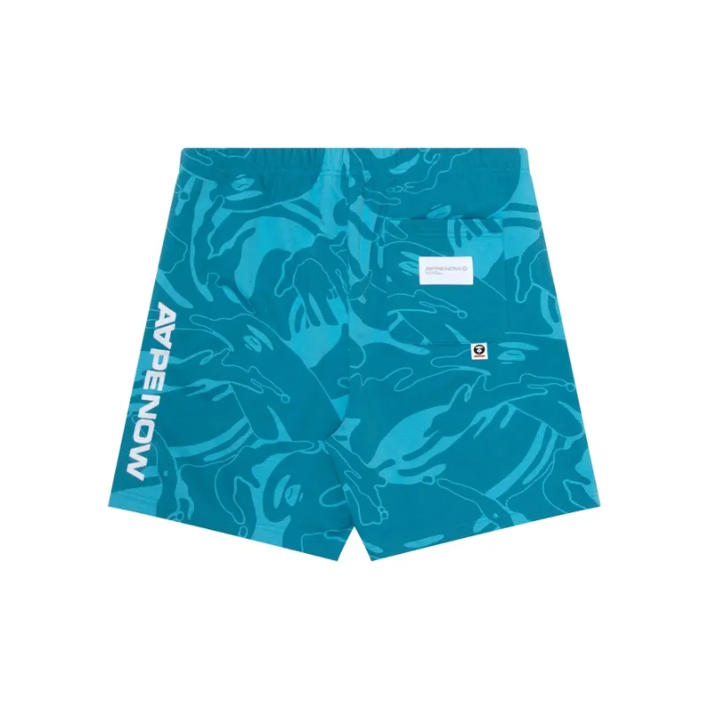 Aape Abstract print Jersey Track Shorts-3