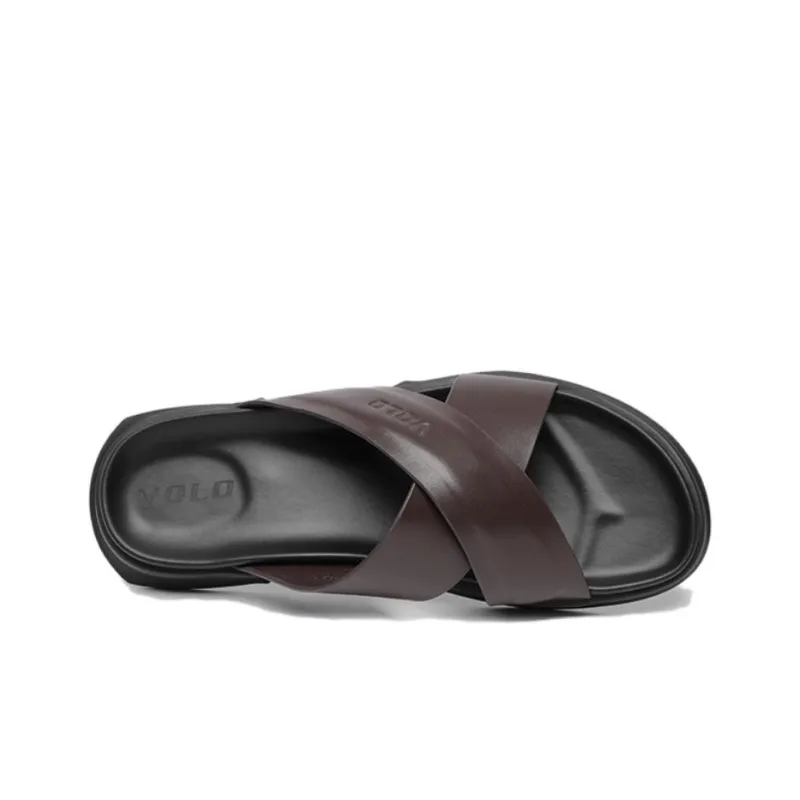 VOLO Sandal Slide Slippers Men's Black-6