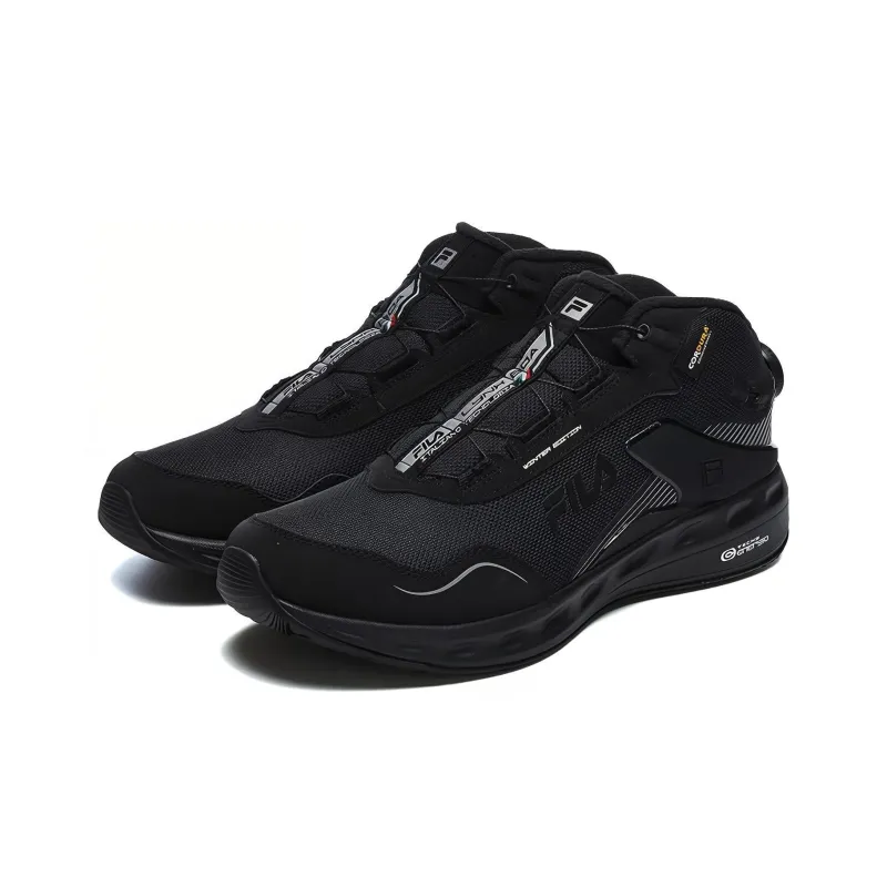 FILA Lynx Boa Mid We Cushioning Slip Resistant Low Top Outdoor Shoes Black-2