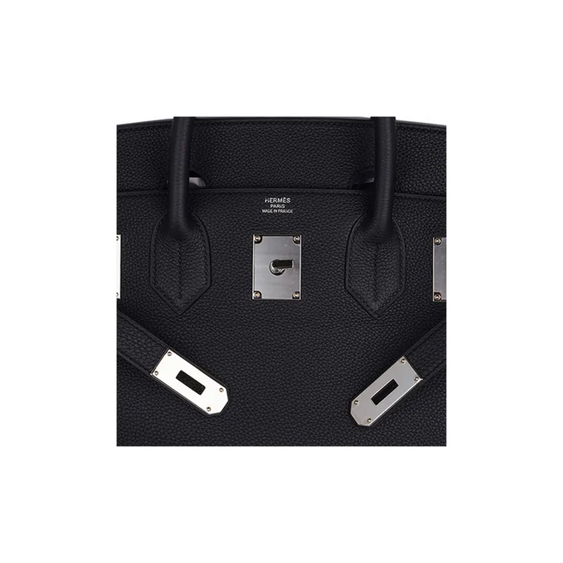 HERMES Birkin Togo Calfskin Birkin Bag Handbags Women's Black-9
