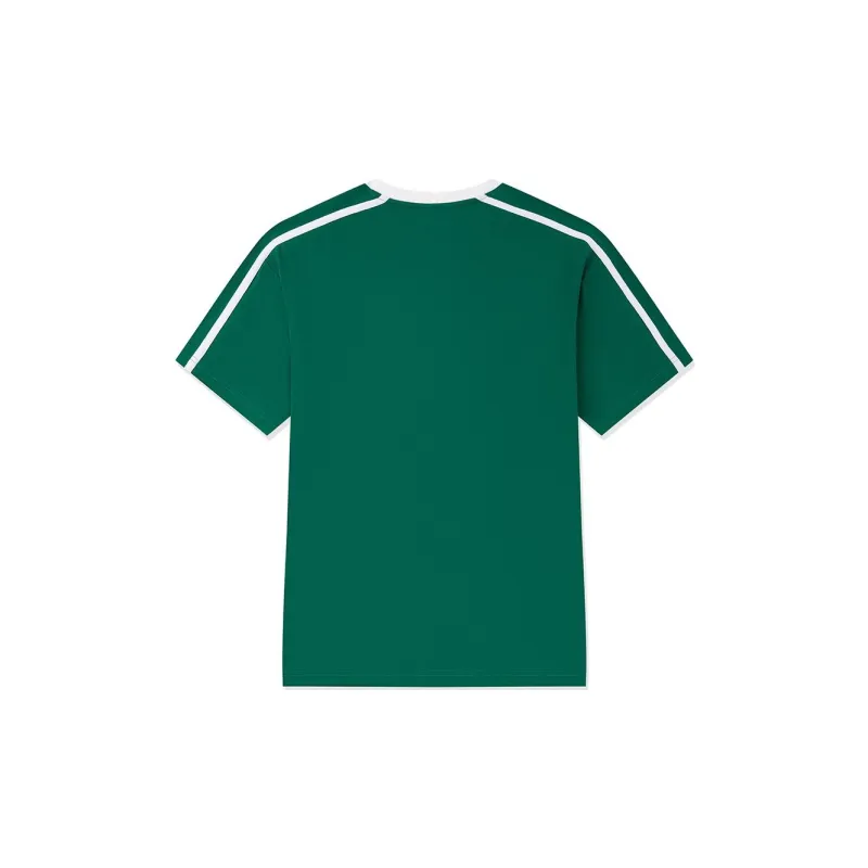 QIAODAN Drop Shoulder Sleeve T Shirt Women's Winter Green/White-1