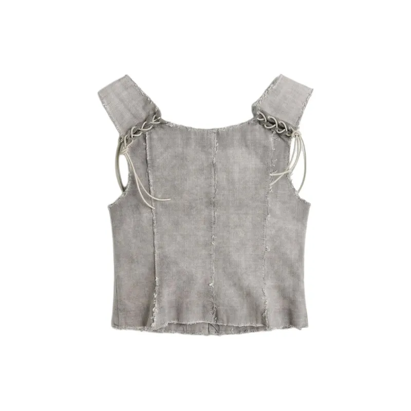 OUR LEGACY Unfinished effect Sleveless Top-1