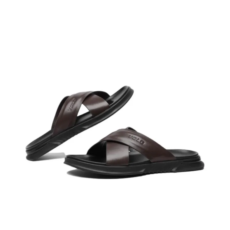 VOLO Sandal Slide Slippers Men's Black-8