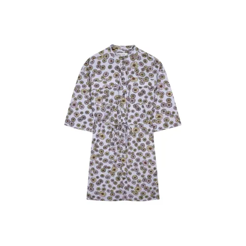 Maison Kitsune Long-Sleeved Dresses Women's Lavender