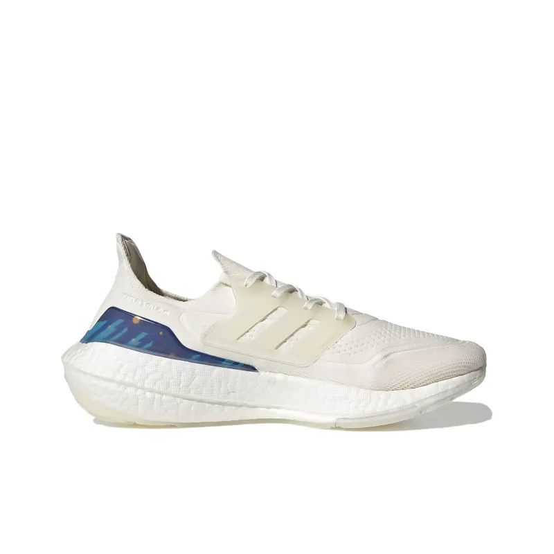 Adidas Ultra Boost 21 White Royal Blue-1