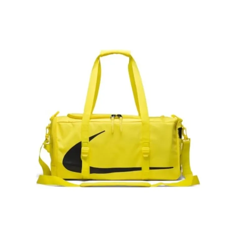 Nike Off WHITE Collaboration Polyester Fitness Crossbody Bag, Travel Bag Regular Unisex Yellow-1