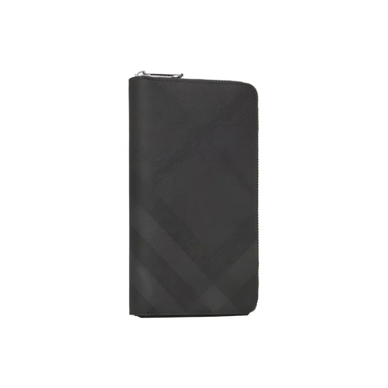 Burberry Leather Clutches Wallets Men's Black-1