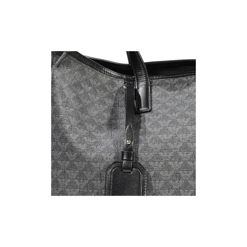EMPORIO ARMANI Leather Tote Bag, Shopping Bag, Shoulder Bag, Handbag Women's Black-2