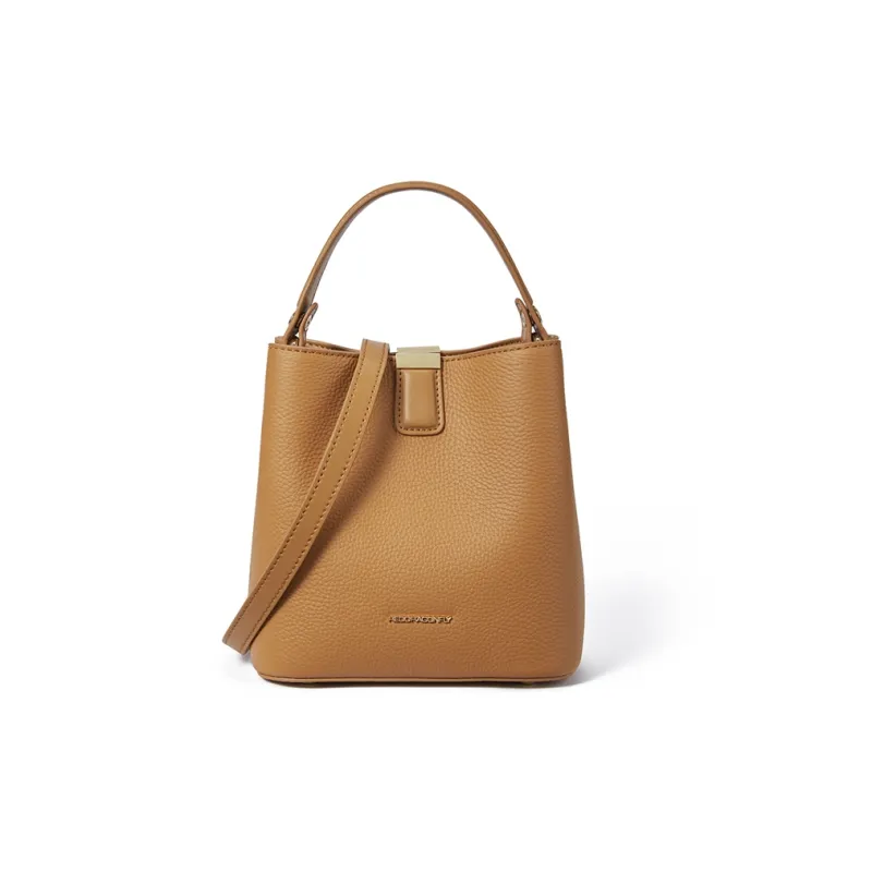 RED DRAGONFLY Cow Leather Bucket Bag Handbag Crossbody Bag Regular Women's Brown/Black/Ecru/Coffee-0
