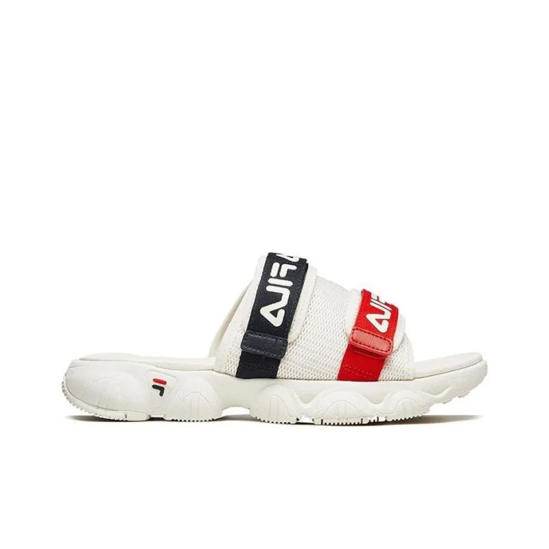 FILA Jagger Slippers White/Red/Black-1