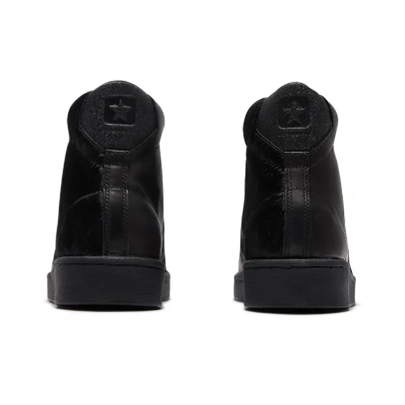 Converse Pro Leather High Black Pony Hair-3