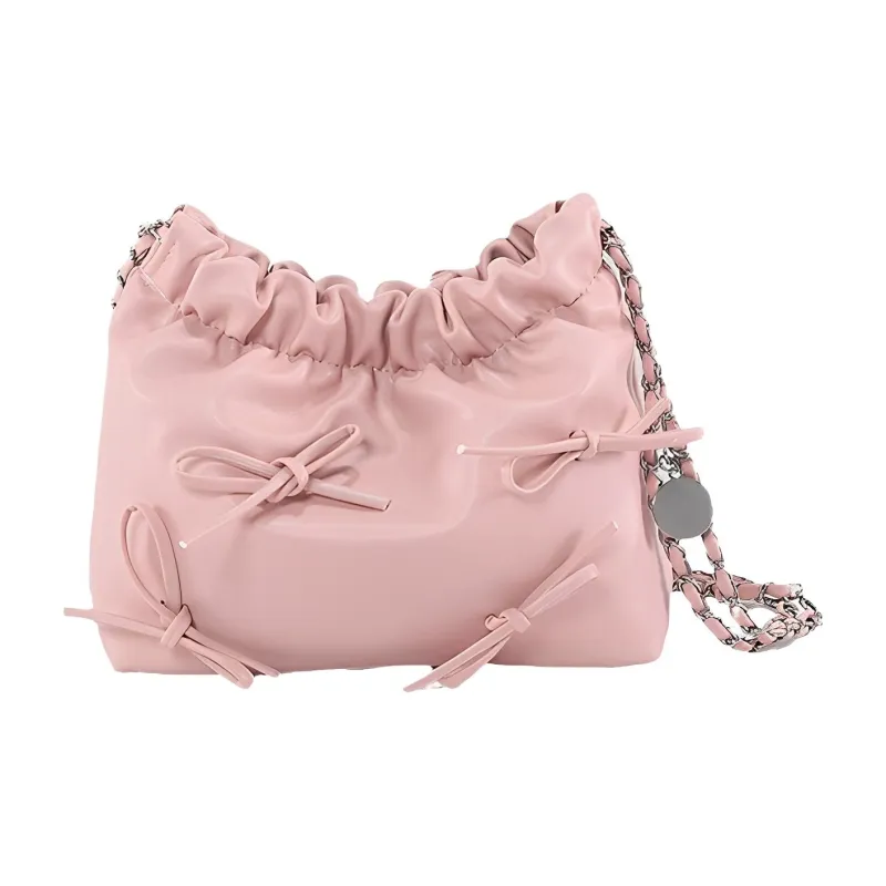 MINLUBAOLUO PU Portable Crossbody Bag Shoulder Bag Regular Women's Silver/Black/Pink/Ecru-3