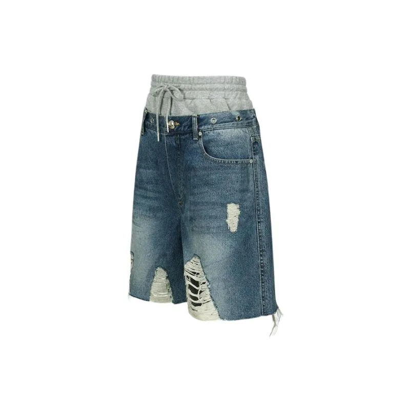 ANDERSSON BELL Denny Layered Distressed Shorts-2