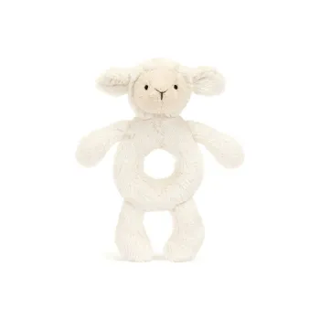 JELLYCAT Shy's Lamb Ring Rattle Dolls Plush Doll